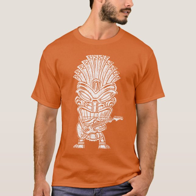 Camiseta T-shirt do ídolo de Tiki (Frente)