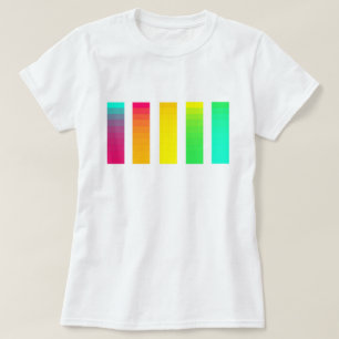 Camiseta T-shirt do inclinação do arco-íris