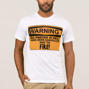 Camiseta T-shirt do INFERNO, cristão, todos os partidos