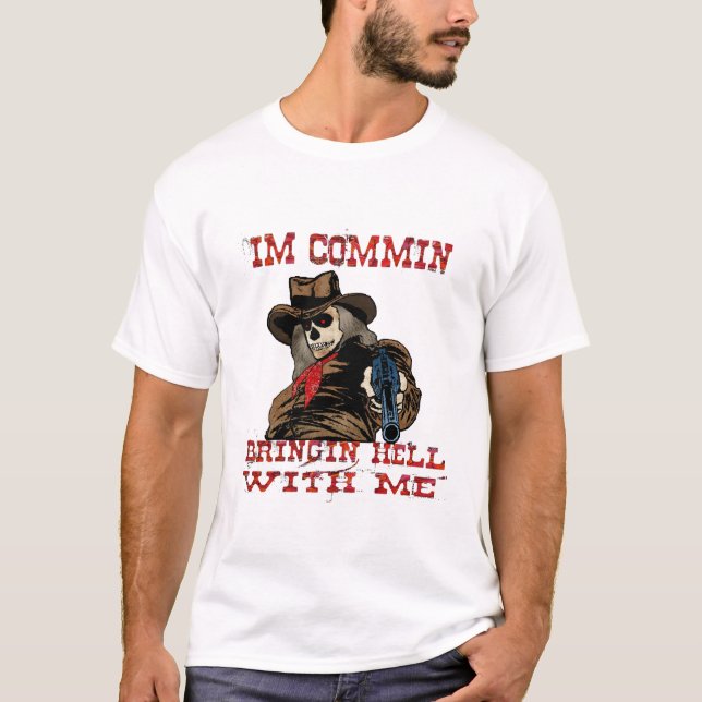 Camiseta T-shirt do inferno de Bringin (Frente)