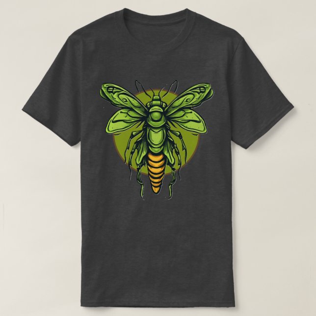 Camiseta T-Shirt do inseto (Frente do Design)