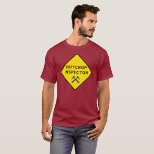 Camiseta T-shirt do inspector do afloramento
