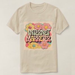 Camiseta T-Shirt do Internet Marketer de Potência Flor