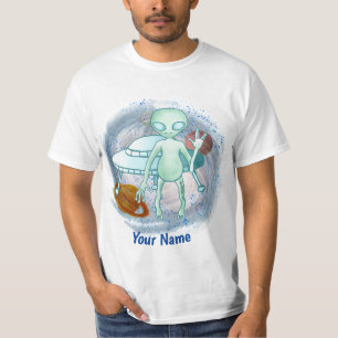Camiseta T-Shirt do Invader de Alienígena Personalizado