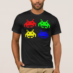 Camiseta T-shirt do invasor da alienígena de espaço