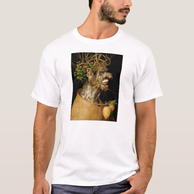 Camiseta T-shirt do inverno de Arcimboldo (Frente)