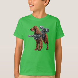 Camiseta T-Shirt do Irish Setter Robot Kid