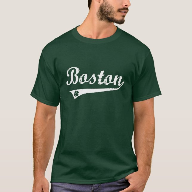 Camiseta T-shirt do irlandês de Boston (Frente)