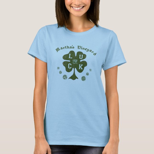 Camiseta T-shirt do irlandês do Martha's Vineyard do (Frente)