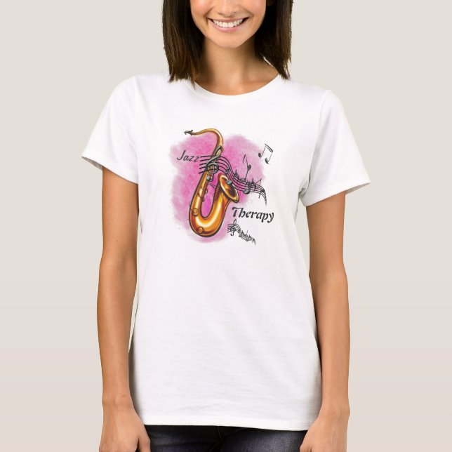 Camiseta T-shirt do jazz (Frente)