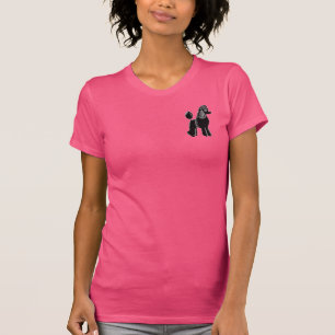 Camiseta T-shirt do jérsei das mulheres do acento da