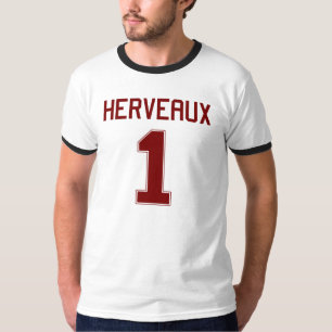 Camiseta T-shirt do jérsei do futebol de Herveaux #1