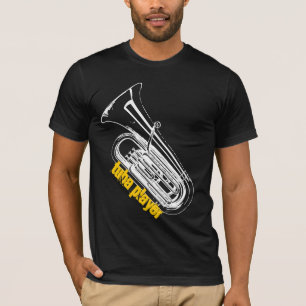 Camiseta T-shirt do jogador da tuba