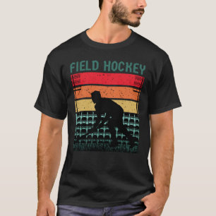 Camiseta T-Shirt do jogador de hóquei em campo retrô