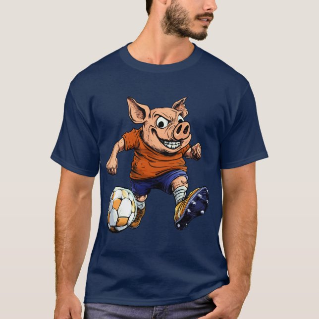 Camiseta T-Shirt do jogador de porcos (Frente)