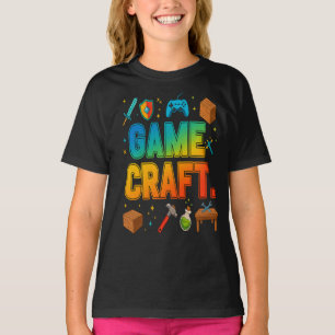Camiseta T-Shirt do Jogador de Retro-Artesanato de Jogo