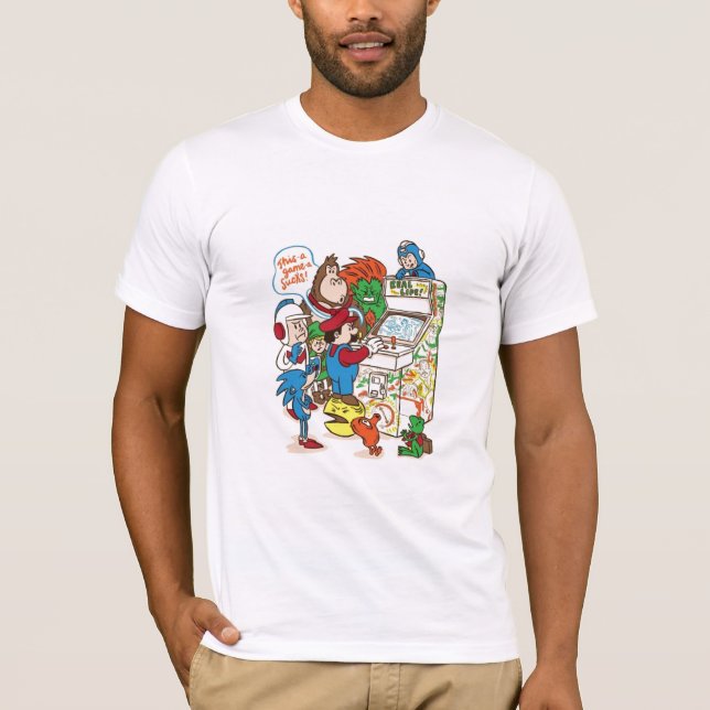 Camiseta T-shirt do jogo da vida real (Frente)