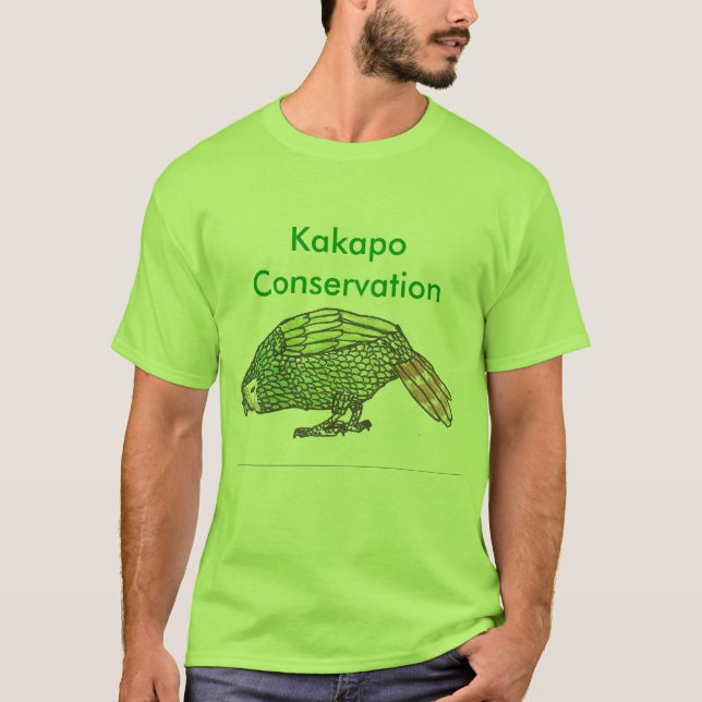 Camiseta T-shirt do Kakapo (Frente)