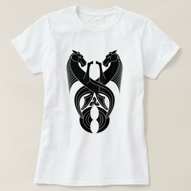 Camiseta T-shirt do Kelpie (Frente do Design)