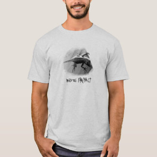 CAMISETA T-SHIRT DO LAGARTO DE NOITE DO IMPACTO DE MIKROS