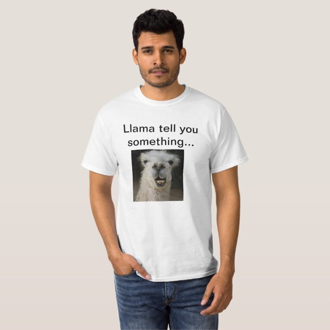 Camiseta T-shirt do lama (Frente Completa)