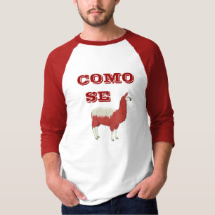 Camiseta T-shirt do LAMA do SE de COMO