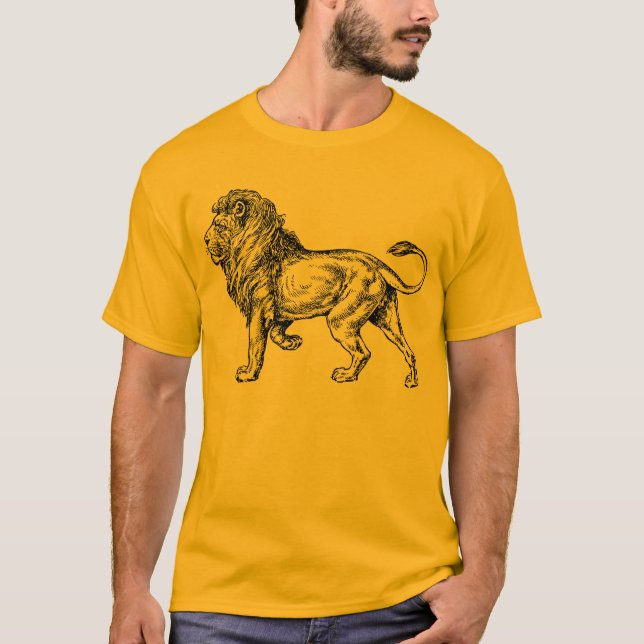 Camiseta T-shirt do leão (Frente)