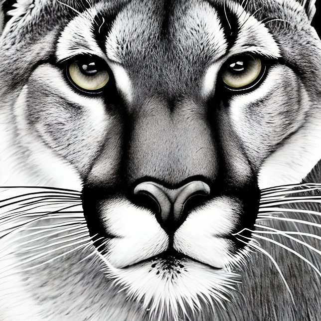 Camiseta T-shirt do Leão de Montanha (Criador carregado)