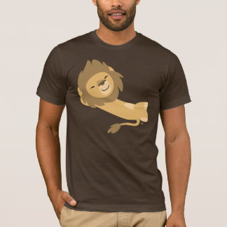 Camiseta T-shirt do leão dos desenhos animados do Siesta
