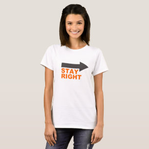 Camiseta T-shirt do lembrete da etiqueta da fuga