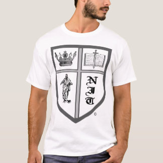 Camiseta t-shirt do lêndea-sheild-logotipo