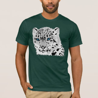 Camiseta T-shirt do leopardo de neve