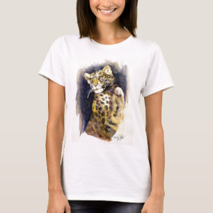 Camiseta T-shirt do leopardo de neve