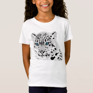 Camiseta T-shirt do leopardo de neve