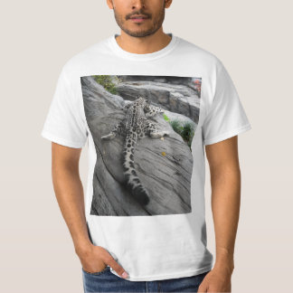 Camiseta T-shirt do leopardo de neve do sono