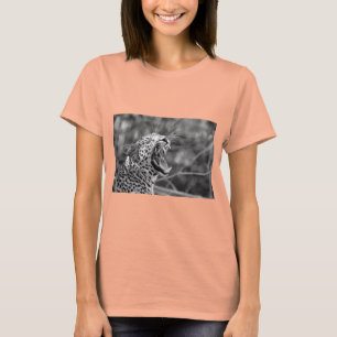 Camiseta T-shirt do leopardo rujir