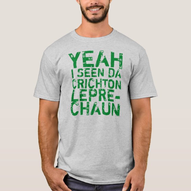Camiseta T-shirt do Leprechaun de Crichton (Frente)