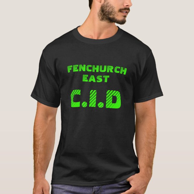 Camiseta T-shirt do leste de Fenchurch CID (Frente)