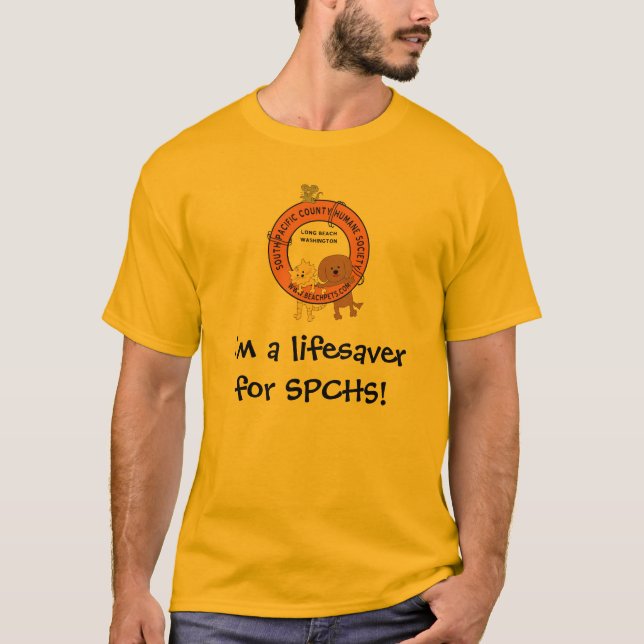 Camiseta T-shirt do Lifesaver de SPCHS (Frente)