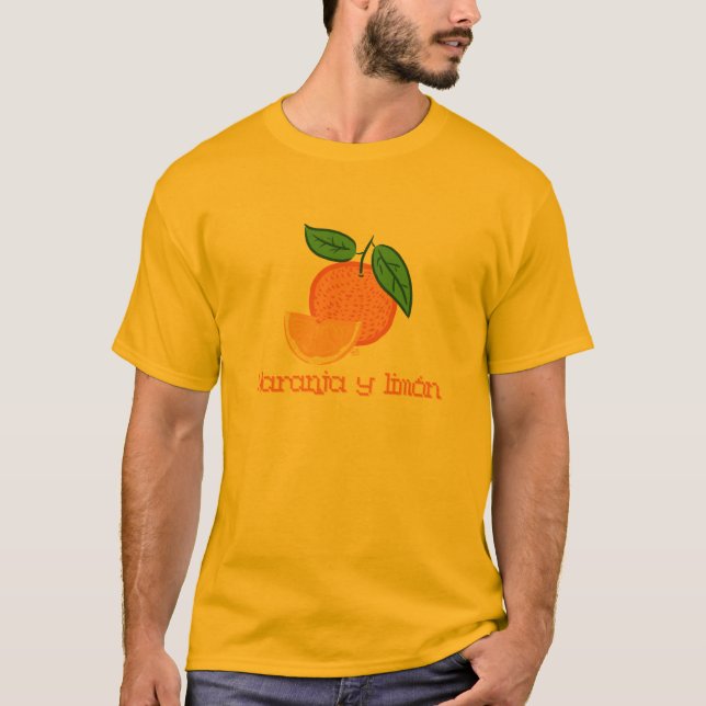 Camiseta T-shirt do limon de Naranja y (Frente)
