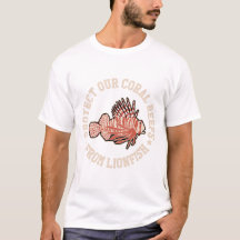 T-shirt do Lionfish para mergulhadores de