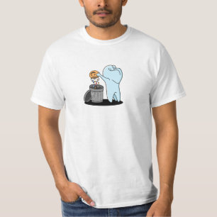 Camiseta T-shirt do lixo do Dia das Bruxas