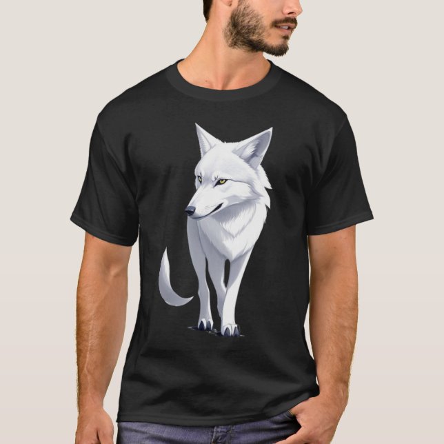 Camiseta T-Shirt do Lobo Branco (Frente)