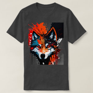 Camiseta T-Shirt do Lobo de Fogo