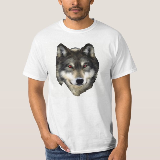 Camiseta T-shirt do lobo de GMN (Frente)