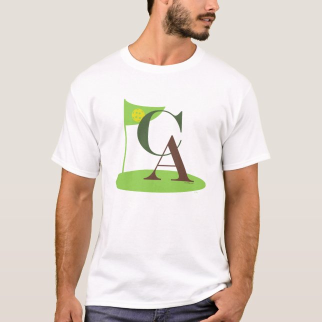 Camiseta T-shirt do logotipo C&A (Frente)