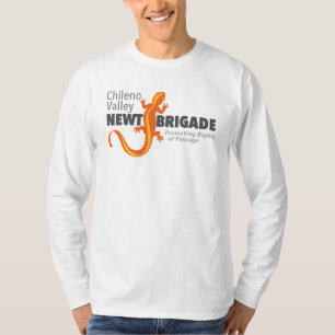 Camiseta T-shirt do logotipo Chileno Valley Newt Brigade