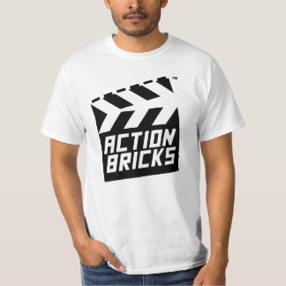 Camiseta T-shirt do logotipo da ripa dos tijolos da ação
