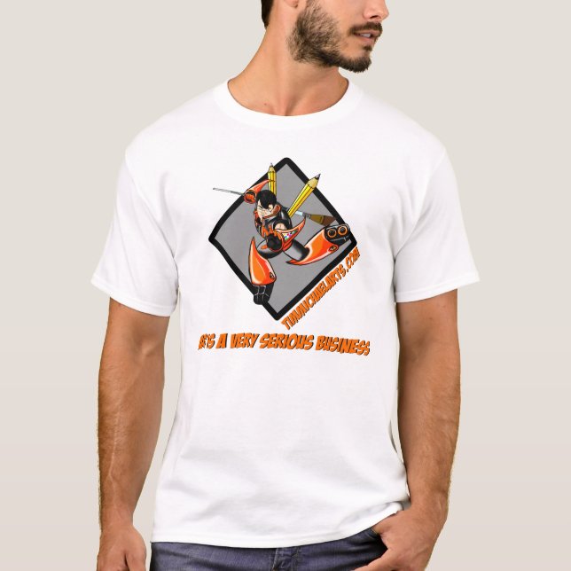 Camiseta T-shirt do logotipo das artes de Tim Michael (Frente)