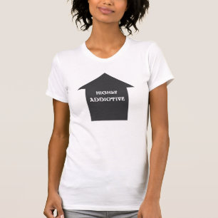 Camiseta T-shirt do logotipo das mulheres ALTAMENTE